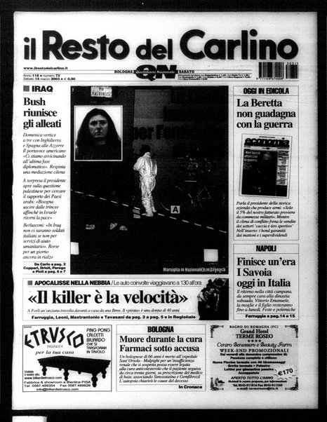 Il Resto del Carlino : giornale dell'Emilia